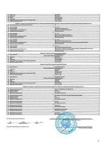 Лист записи ЕГРЮЛ